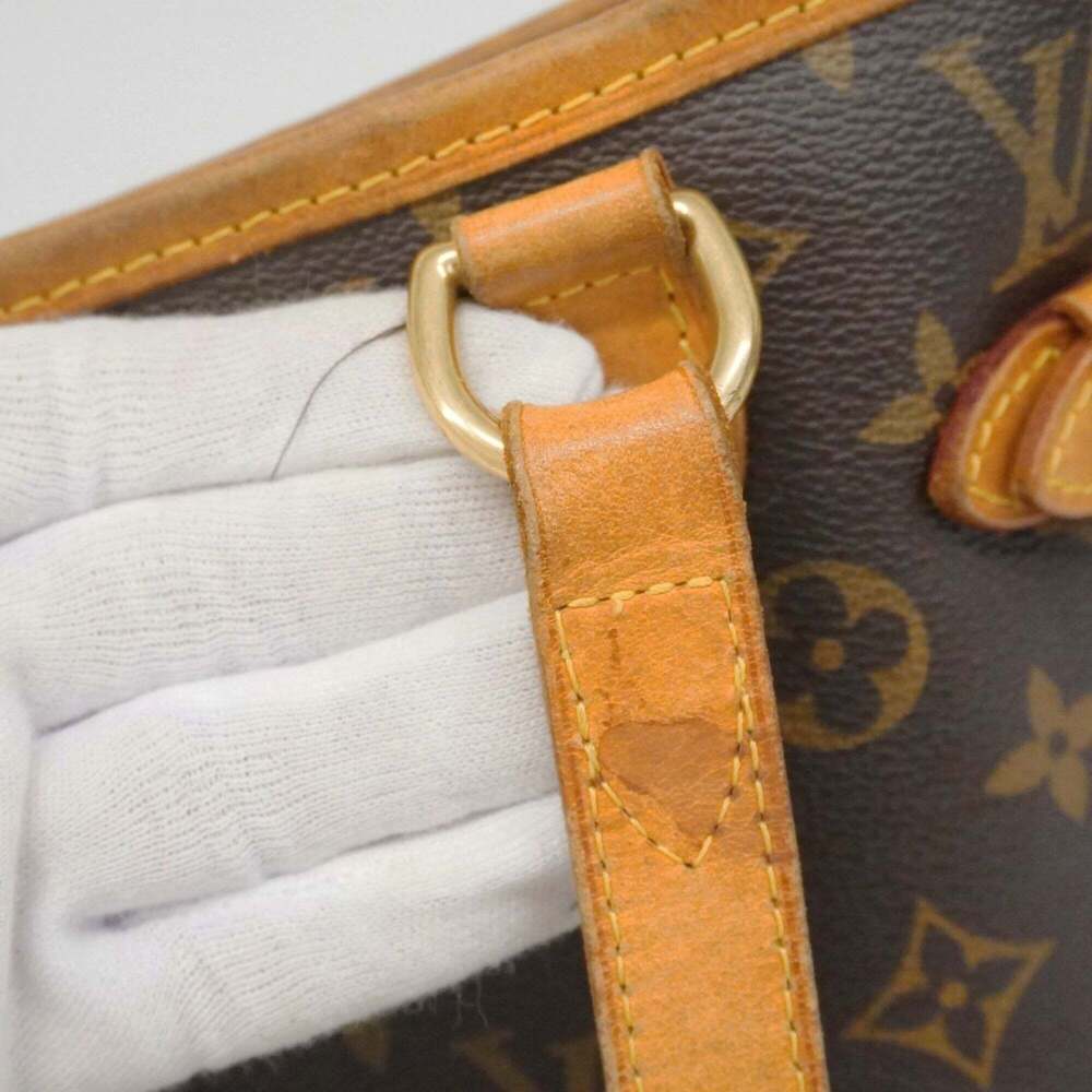 LOUIS VUITTON Authentic Brown Monogram Tote Bag - Picture 8 of 13